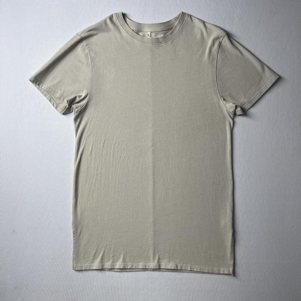 Fear Of God Essentials Shirt Mens L Beige FOG Logo Crewneck Tee Streetwear